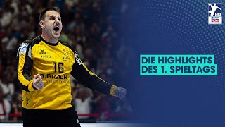 Der 1 Spieltag in der LIQUI MOLY HBL  Die Highlights [upl. by Caroline207]