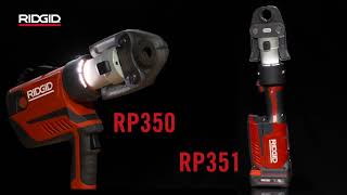 RIDGID Herramientas De Compresión RP350 amp RP351 [upl. by Nylsirhc]