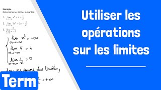 Comment calculer la limite dune fonction en utilisant les opérations sur les limites [upl. by Weingartner]