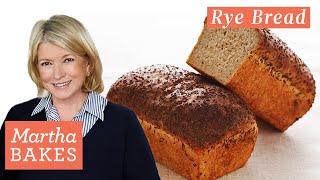 Martha Stewart’s Rye Bread with Caraway Seeds  Martha Bakes Recipes  Martha Stewart Living [upl. by Ramin595]