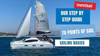 LEARN TO SAIL  OUR STEP BY STEP GUIDE TO THE POINTS OF SAIL [upl. by Camilla]