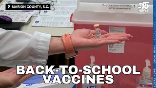 SC vaccine requirements for backtoschool [upl. by Uhayile]