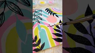 Anybody can paint 😎😇 diy painting canvaspainting shorts shortvideo short acrylicpainting [upl. by Ettenuahs]