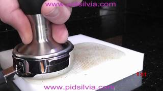 Dosing and Tamping for Rancilio Silvia [upl. by Fidelio536]