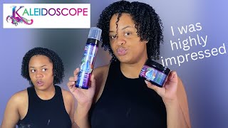 Kaleidoscope Miracle Drop Collection Review Demo  Growing My Natural Hair [upl. by Annirtak990]