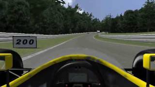 1991 F1 BENETTON FORD COSWORTHHB V8 SOUND ONBOARD OF THE FORMULA ONE 1991 F1SRMOD FOR RFACTOR [upl. by Clarence]