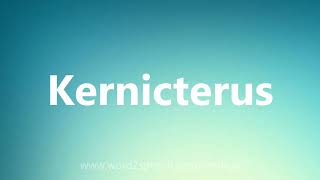 Kernicterus  Medical Definition and Pronunciation [upl. by Nnayelsel]