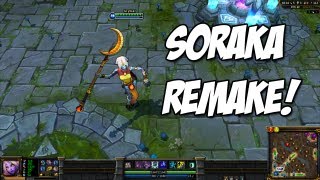 Soraka Rework  New Soraka Visual Upgrade  Remake  Remodel League of Legends Soraka remake [upl. by Assennej239]