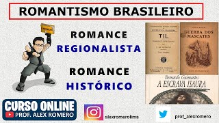 ROMANTISMO  PROSA HISTÓRICA E REGIONALISTA [upl. by Andaira]