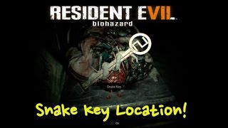 Snake Key Location  Resident Evil 7 RE7 [upl. by Cornwell]