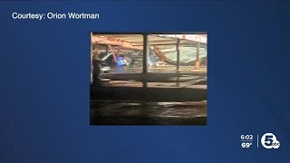 Parking garage collapses during storm [upl. by Culley]