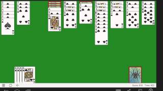 Classic Spider Solitaire gameplay [upl. by Lelith]