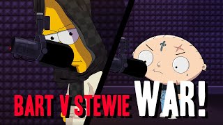 HAS A WAR STARTED BETWEEN BART SIMPSON AND STEWIE GRIFFIN  FITSIFY [upl. by Anitsenre]