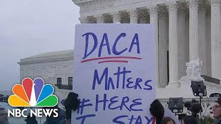 Supreme Court Blocks Trump Admins Attempt To End DACA  NBC News [upl. by Sarette]