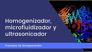 Homogenizador microfluidizador y ultrasonicador [upl. by Tedra]