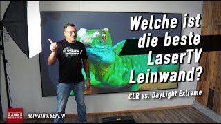 Die beste und die zweitbeste LaserTVLeinwand [upl. by Ut911]