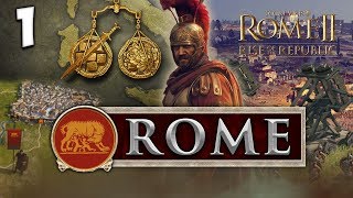 SECURING THE NORTH Total War Rome II  Rise of the Republic  Rome Campaign 7 [upl. by Alegnaoj373]