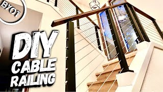 DIY Cable Railing Installation [upl. by Zollie840]