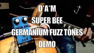 DAMSUPER BEEGERMANIUM FUZZ TONEDEMO [upl. by Noiram]