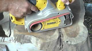 Dewalt DW433 Belt Sander Tracking Problems [upl. by Aneeras452]