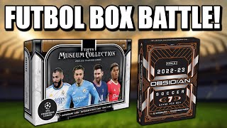 PANINI VS TOPPS  202223 Panini Obsidian vs 202223 Topps Museum Collection UEFA Box Battle [upl. by Kcirdes26]