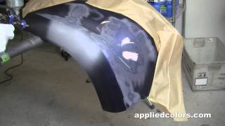 Learn Plastic Bumper Repair Vid 35 Apply Primer [upl. by Anirbys]