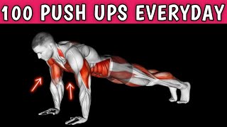 What Happens To Your Body When You Do 100 Push ups Everyday  Its Amazing 🤩 [upl. by Baruch]