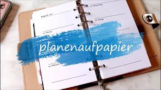 Herzlich willkommen auf meinem Kanal planenaufpapier  Kanaltrailer  Filofaxing  BuJo [upl. by Tran237]