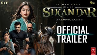 SIKANDAR  Trailer Salman Khan  Rashmika Mandanna  Amitabh Bachchan AR Murugadoss [upl. by Eittel]