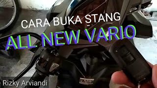 Tutorial buka stang ALL NEW VARIO 150 [upl. by Rimhsak692]