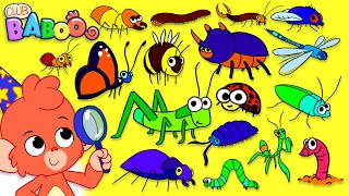 Insects ABC  Animal ABC  Learn the alphabet with Insects and Bugs  Club Baboo [upl. by Haldas]