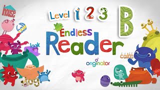 Endless Reader Letter B  Sight Words BABY BE BEST BIG BLUE BUT BY   Originator Games [upl. by Llehcar]