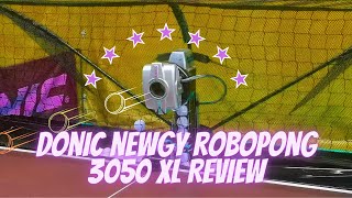 Donic Newgy Robopong 3050 XL  Robot Review [upl. by Atirhs]