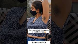 Dark Underarms Remove HomeremedyUnderarms Cleaning Tips🙅🏻‍♀️No More Dark Armpit ytshorts viral [upl. by Haddad]