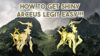 How to Get Shiny Arceus LEGIT in Pokemon Diamond and Pearl [upl. by Atnoed824]