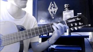 The Bannered Mare  Skyrim CLASSIC GUITAR COVER [upl. by Massey]