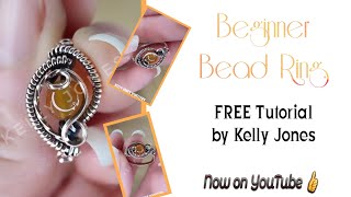 Beginner Wire Wrap Ring Tutorial [upl. by Amadeo]