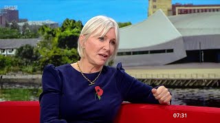 Nadine Dorries On BBC Breakfast 09112023 [upl. by Lacey]