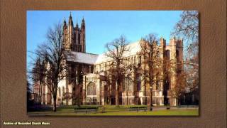 BBC Choral Evensong Canterbury Cathedral 1965 Allan Wicks [upl. by Archambault]