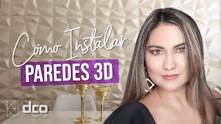 Como instalar PAREDES 3D ►PASO A PASO 👷 [upl. by Nelleus]