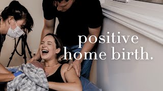 HOME BIRTH VLOG  Natural Water Birth RAW  EMOTIONAL [upl. by Norud]