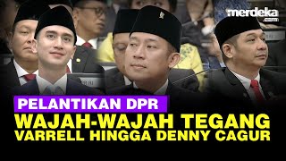 Wajah Tegang Verrell Bramasta Denny Cagur Pasha Ungu Jelang Pelantikan Anggota DPR [upl. by Takken]