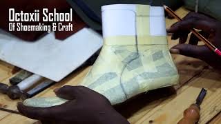 Desert boot pattern drafting online shoemaking [upl. by Stout]