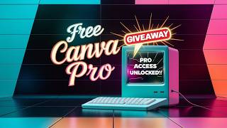 Canva Pro FREE for ALL  Huge Giveaway  Design Like a Pro [upl. by Loftus]