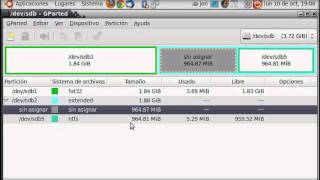 GParted  crea y organiza tus particiones [upl. by Yentrok]