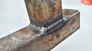 2 techniques that professional welders use to weld square tube in vertical position [upl. by Assilak]