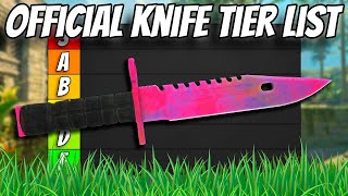 CS2 Knife Tier List Ranking the Top 20 BEST Knives Do You Agree [upl. by Avis800]