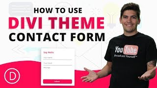 How To Use The Divi Theme Contact Form  Divi Theme Tutorial [upl. by Leschen]