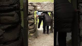 Ancient Stone Home Called A quotBrochquot in Outer Hebrides Scotland [upl. by Inoek]