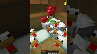 How many chickens I will spawn with full inventory of wheat seeds in Minecraft [upl. by Eckel]